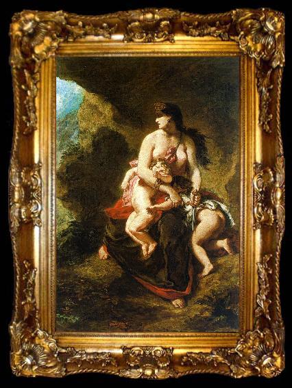 framed  Eugene Delacroix Medea, ta009-2